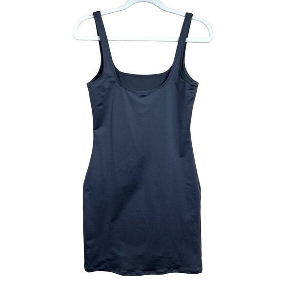 SKIMS Swim Tank Dress Gunmetal Womens Medium - Picture 4 of 12